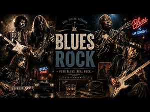 Blues Rock Legends 🔥 Deep Guitar Blues & Soulful Rock Vibes
