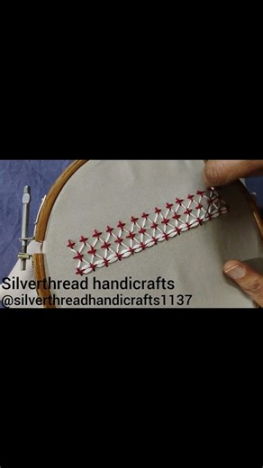 embroidery puffy design #embroidery #shorts