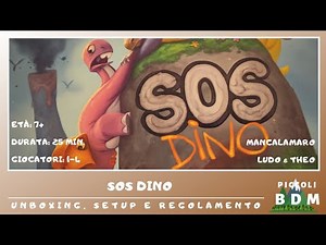 [Piccoli BDM] SOS Dino - unboxing, setup, and rules in Italian (tutorial)