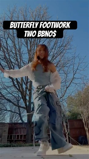 Easiest technique 🔥 to learn butterfly footwork - TWO bbno$ #shorts #youtubeshorts #bbnos