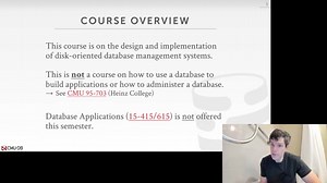 15-445/645 Intro to Database Systems (Fall 2019)