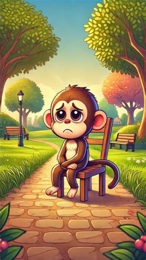 Sad monkey 🐵😔 #shorts