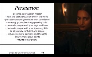 音乐欣赏NO.58 "PERSUASIVE"; become a persuasion master || subliminal