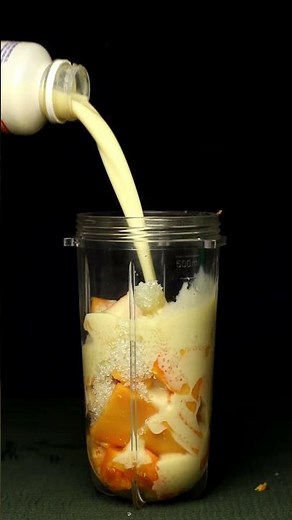 Creamy Papaya Milk Juice | Refreshing Summer Drink | ASMR Juice Recipe