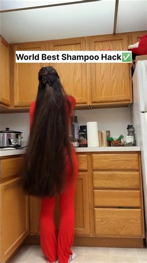 Best Rice Hair Growth Shampoo Hack For Long Strong Shiny Hair✅#haircare #longhair #shorts
