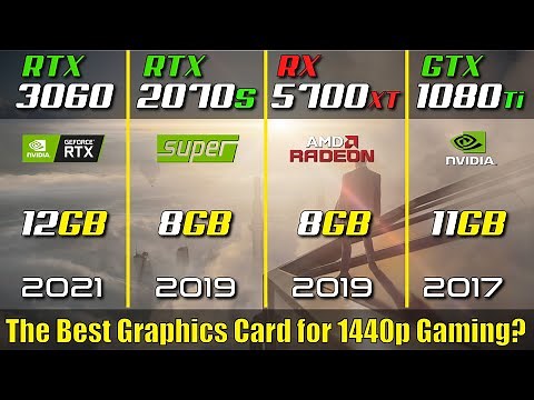 RTX 3060 vs. RTX 2070 Super vs. RX 5700 XT vs. GTX 1080 Ti | The best GPU for 1440p Gaming?