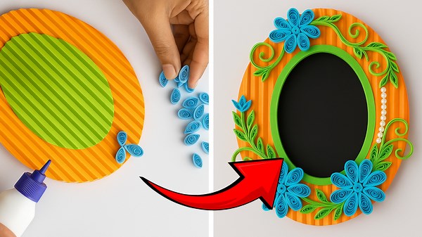 DIY Quilling Photo Frame | Handmade Paper Frame Tutorial