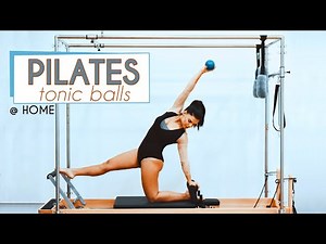 Pilates με βαράκια για όλο το σώμα / γυμναστική στο σπίτι/ Maria Voutiraki