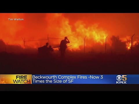 Beckwourth Complex Fires Grow To 3 Times The Size Of San Francisco