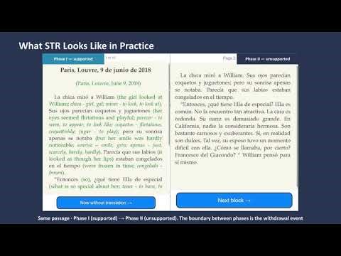 Isolating Support Withdrawal in CALL: A Design Framework for Supported Two-Phase Reading (STR)