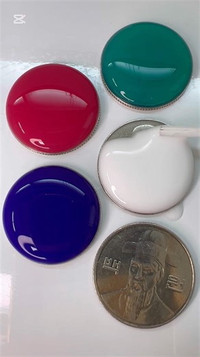 Glossy Color Resin Cabochons – Jewelry & Craft Embellishments #satisfyingvideo #colormixing #resina