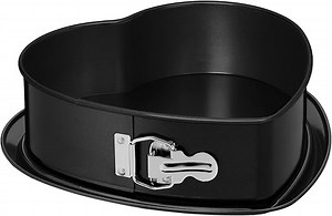 Original Kaiser Inspiration Backform Herz 25 x 26 x 7 cm, Springform auslaufsicher, Kuchenform Herz antihaftbeschichtet, gleichmäßige Bräunung