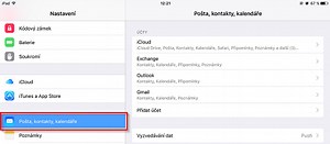 Nastavení klienta se synchronizací kontaktů a kalendářů (Outlook, Apple, iOS)