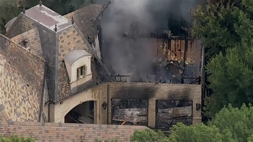 Multi-million dollar North Texas mansion catches fire after 'possible lightning strike,' fire department says