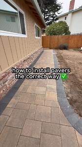 This is how we install pavers so that they ACTUALLY last! ✅ #bayarea #patio #landscaping | Norcal Interlocking Pavers