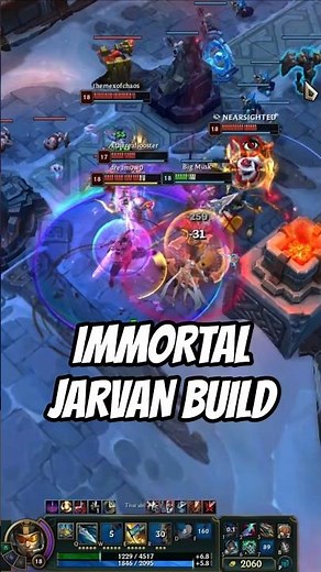 The IMMORTAL Jarvan Build | Infinite Shields! #leagueoflegends #aram