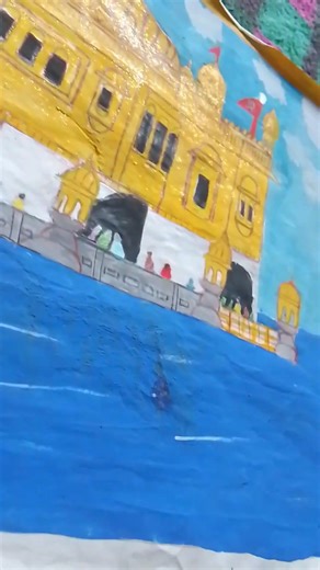 HOW To Draw/Painting at Golden Temple #waheguru