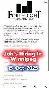 Jobs Hiring in Winnipeg🇨🇦 #canada #pgwp #workpermit #visitorvisa #spousalsponsorship #canadaimmigration #punjabistudentsincanada #viral #trending #tusharuplifts #internationalstudents #moga #ludhiana #jalandhar #bathinda #sangrur #studyvisacanada #punjabistudents #winnipeg #manitoba #saskatchewan #surrey #vancouver #alberta #britishcolumbia #jobs #jobsearch #jobsincanada | Tushar Uplifts