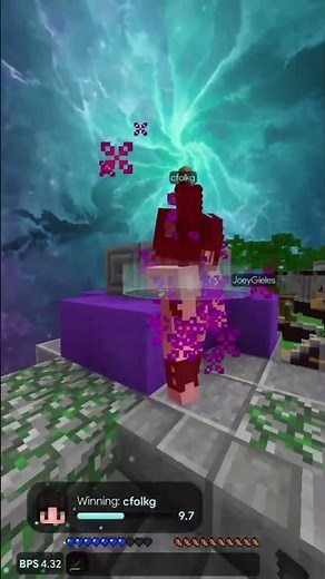 FLYING like Spider Man with this bedwars CHEAT in Minecraft ⚠️🤯 #cheating #minecraft #bedwars