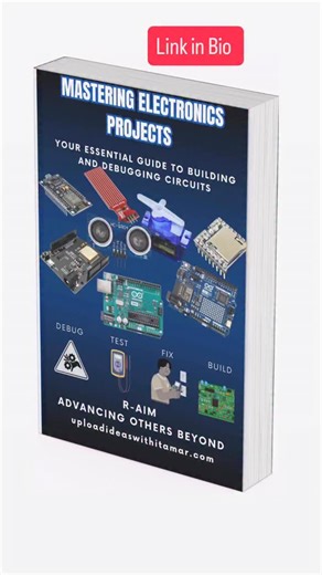 Uploading thoughts | Engineering | Electronics on Instagram: "Your Guide for Mastering Electronics Projects I’ve seen many projects fail over the years, not because of a bad concept, but rather due to neglecting the fundamentals. A promising project can turn into a vicious cycle of troubleshooting because of a misinterpreted component specification, a loose connection, or an incompatible library. This ebook aims to help you avoid these mistakes. LINK IN BIO #electronics #engineering #ebook #ardu