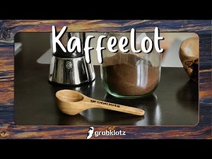 Kaffeelot aus einem Eichenscheit schnitzen ☕️