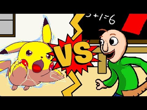 M.U.G.E.N Battles | Pikachu vs Baldi | Pokémon vs Baldi's Basics