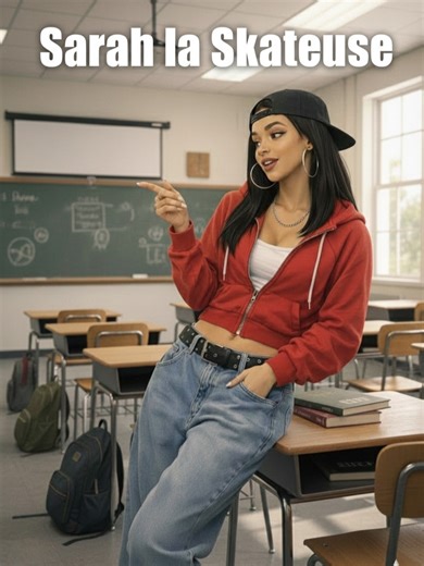 Elle c'est Sarah elle est tranquille, dans son monde elle a grave du flow c'est un pain Tu la connais ? Mentionne là ! #sarah #pourtoi #fyp #stereotypes #humour