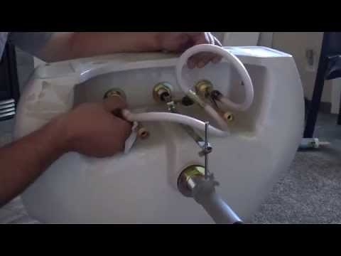 Installation of a Pedestal Sink