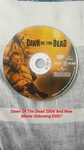 Dawn Of The Dead 2004 And New Movie Unboxing DVD? 📀🧟‍♀️🧟🧟‍♂️🔫🩸🖕🤬💥😵🌅