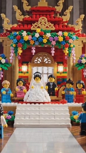 Lego Wedding Day | Cinematic Love Story | Fast Lego Animation #shorts #legocelebration