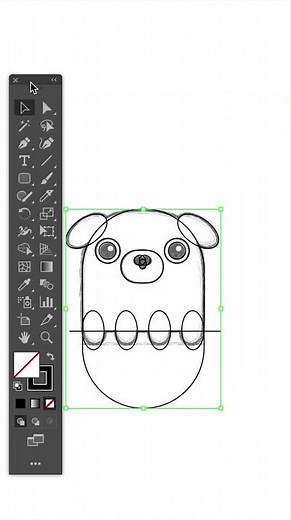 Design logo using only shapes and lines