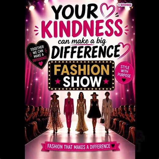 Charity Fashion Show Fundraiser – Promote Your Event with a Video Message