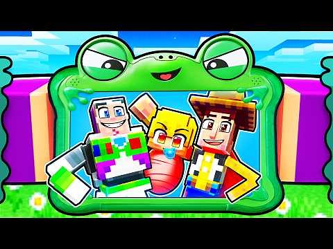 Adopted by TOY STORY FAMILY in Minecraft!