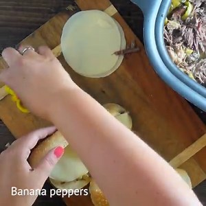This Italian Beef is in the slow cooker and smelling AMAZING! I can't wait for dinner tonight! Recipe: http://www.bunsinmyoven.com/2016/07/25/italian-beef/ | My Baking Addiction