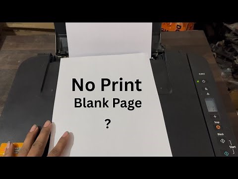 Canon G2010 G3010 Black Ink Not Working | Canon Printer Ink Problem