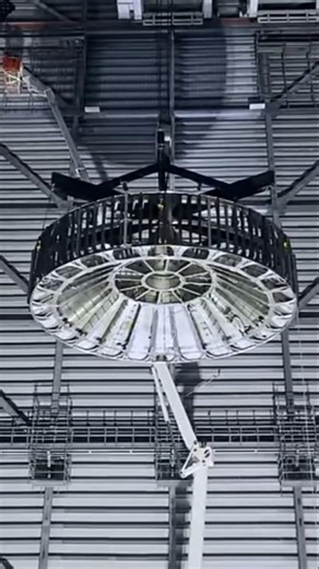 static fire of all 33 Raptor engines The Super Heavy booster ahead of Starship's next flight test