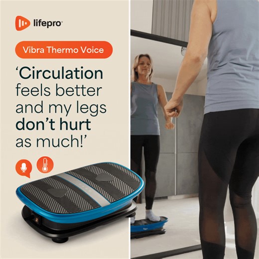 What if your workout began the moment you spoke? The new Vibra Voice-Controlled Vibration Plate does exactly that. Say “Hi Lifepro” and it responds. No bending. No buttons. Just results. But the voice control is only the beginning. ✅ Burn calories faster as micro-vibrations activate every muscle fiber ✅ Relieve pain and stiffness while boosting circulation naturally ✅ Tone and tighten for strength, balance, and mobility in minutes a day ✅ Recover quicker with soothing heat and near-infrared supp