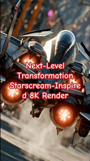 Starscream Awakens: Jet-to-Robot Transformation in 8K Glory