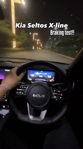 AutoThrust India Pvt Ltd | Impressive confidence braking performance by Kia Seltos | Instagram