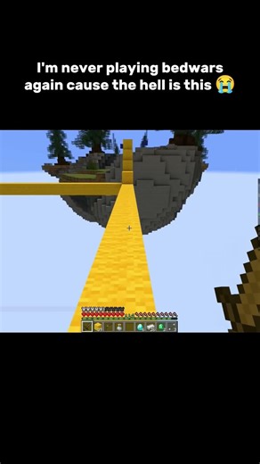 Bedwars players are cracked 💔 #minecraft #alanbecker