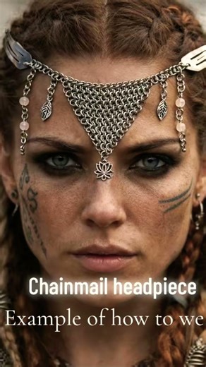 Lotus Charm Chainmail Headpiece