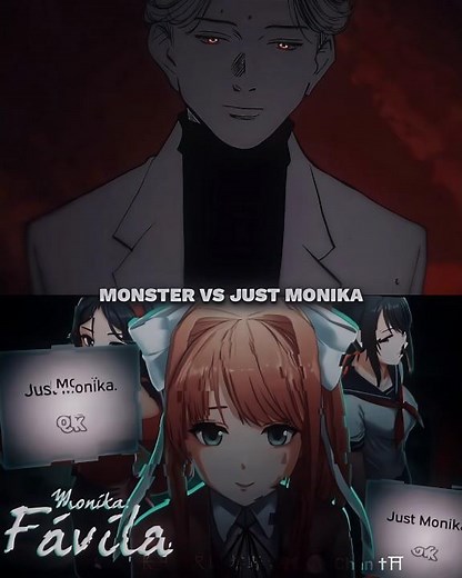 Just Monika vs Johan Liebert|4K 60FPS