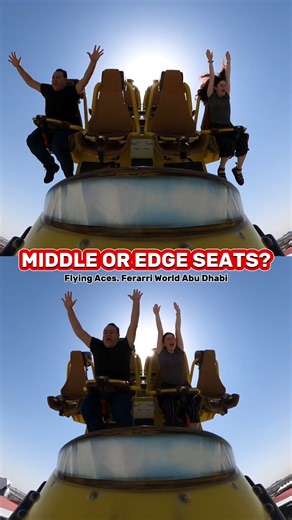 3.3K views · 33 reactions | Middle or Edge seats? Which would you choose? | Theme Park Review | Facebook