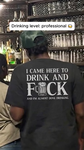 😆😆#fyp #funnyvideo #funnyshirt #menstyle #drinks | Funny Shirt
