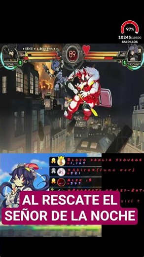 Beowulf con la paleta de color de Batman mejor conocido como el señor de la noche. #skullgirlsencore