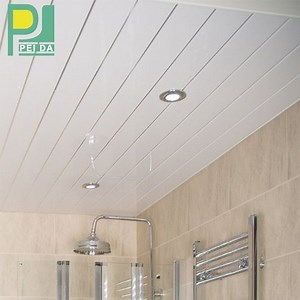 [Hot Item] Waterproof Lightweight Bathroom PVC Ceiling Cladding Ceiling Tiles Low Price