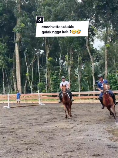 udh ada pengalaman sama coach yg galak ? atau baru mau coba belajar tapi takut digalakin pas latihan? coba dulu dehh ke📍attas stable ☺️ #berkuda #hiddengems #pekalongan #batang #jawatengah