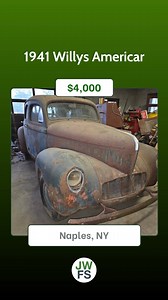 New Listings on Jeep Willys For Sale! 1.) 1941 Willys Americar located in Naples, NY – Asking $4,000 2.) 1950 CJ3A Willys located in Savannah, TN – Asking $7,200 3.) 1946 Jeep Willys located in Mastic, NY – Asking $1,900 4.) 1953 Jeep Willys located in San Diego, CA – Asking $25,000 To get more info on these ads and see more, visit the Willys only marketplace on our website. #willysforsale #jeepwillysforsale #willysjeepforsale #willys #jeep | Willys For Sale