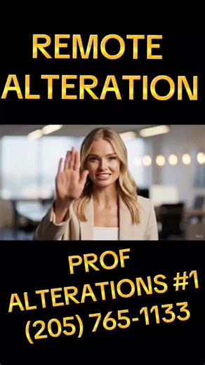 REMORE ALTERATION from PROF ALTERATIONS #1. From simple adjustment to the most complex designs we bring world-class craftsmanship to all 50 states.