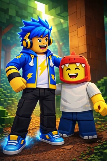 Zap Saves Dino Kid from Alpha Wolves! 🦖⚡ | Roblox Short